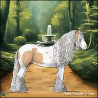 Horse Color:Silver Bay Dun Splash Tobiano 