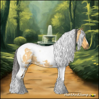 Horse Color:White Spotted Buckskin Dun Tobiano