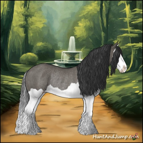 Horse Color:Grullo Splash Rabicano 