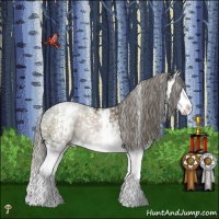 Horse Color:White Spotted Chocolate Palomino Mushroom Splash