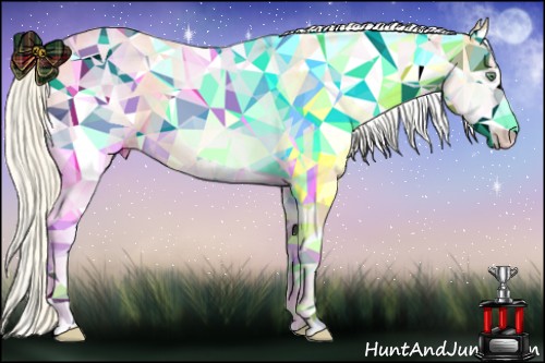 Horse Color:White Spotted Gold Cream Champagne 