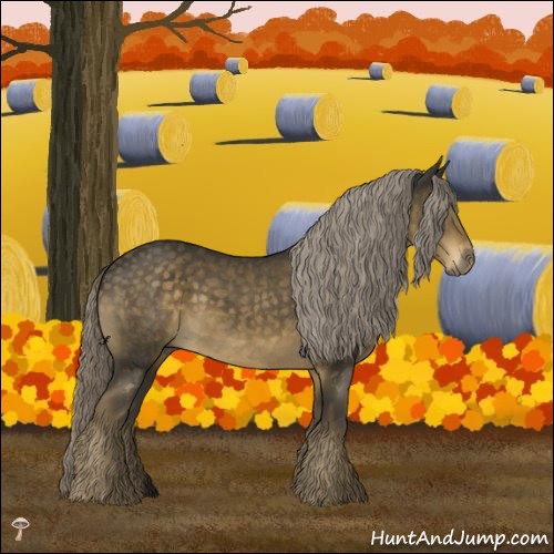 Horse Color:Chocolate Palomino Mushroom 