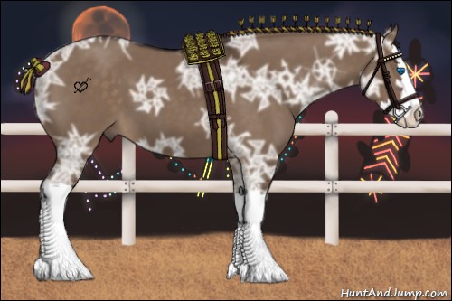 Horse Color:Liver Red Dun Ice Sabino Splash 