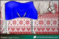 Horse Color:Silver Amber Champagne Dun Splash 