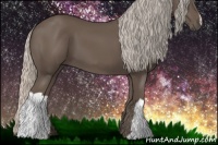 Horse Color:Silver Black 