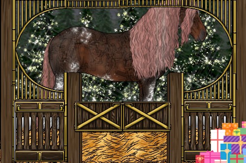 Horse Color:Painted White Spotted Liver Chestnut Ice