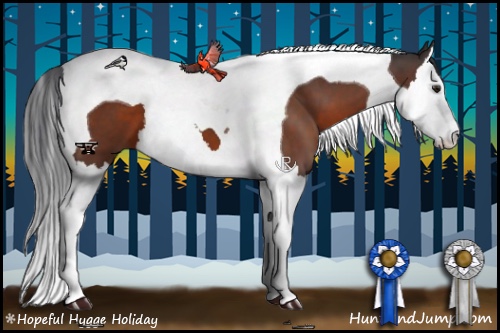 Horse Color:Brown Splash Tobiano 