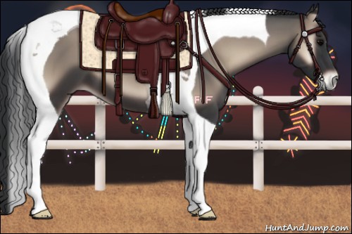 Horse Color:Blue Onyx Tobiano 