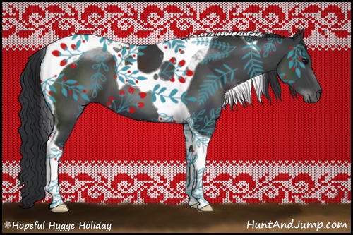 Horse Color:Black Sabino Tobiano