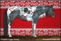 Horse Color:Black Sabino Tobiano 