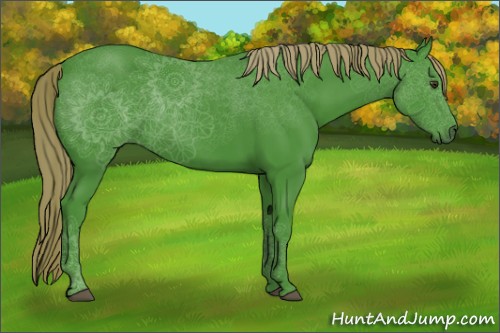Horse Color:Watercolor Liver Chestnut