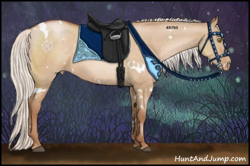 Horse Color:White Spotted Silver Brown Pearl Dun 