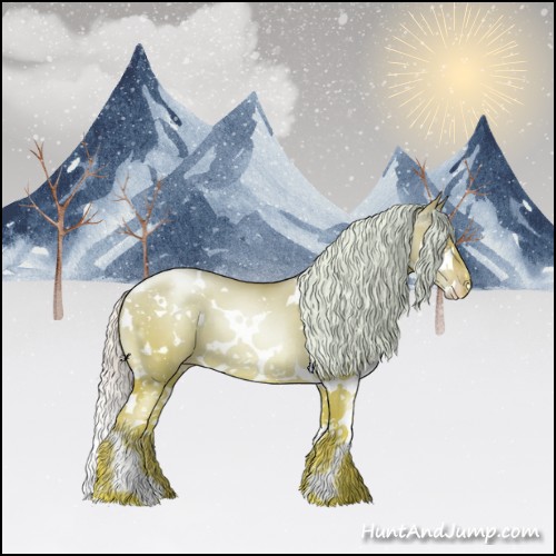 Horse Color:White Spotted Silver Buckskin Chinchilla Pearl Dun Sabino Splash 