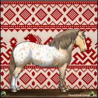 Horse Color:Amber Cream Champagne Near Leopard 