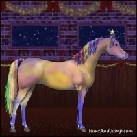 Horse Color:Painted Watercolor Silver Brown 
