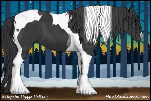 Horse Color:Black Tobiano