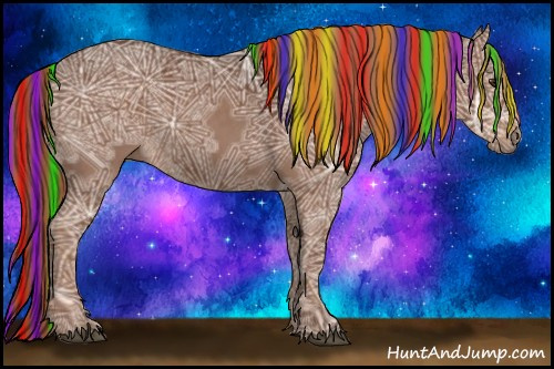 Horse Color:Painted Liver Chestnut Ice 