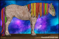 Horse Color:Painted Liver Chestnut Ice