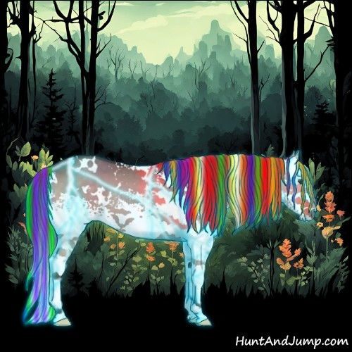 Horse Color:Painted Thunderstruck White Spotted Liver Red Dun 