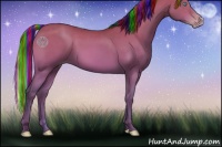 Horse Color:Painted Amber Champagne 