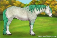 Horse Color:Watercolor Bay Ice Onyx 