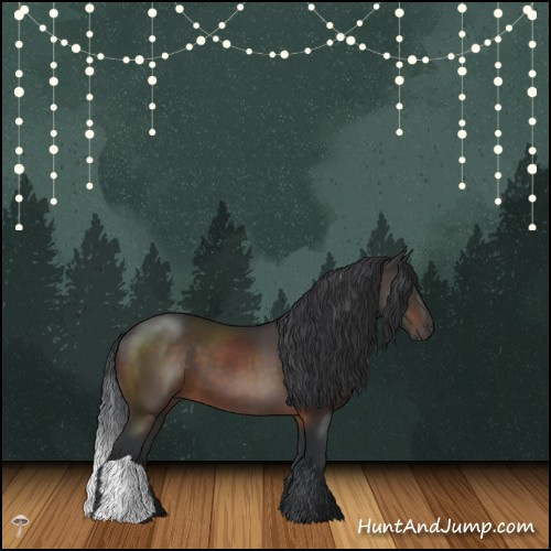 Horse Color:Brown Mushroom 