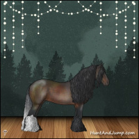 Horse Color:Brown Mushroom 