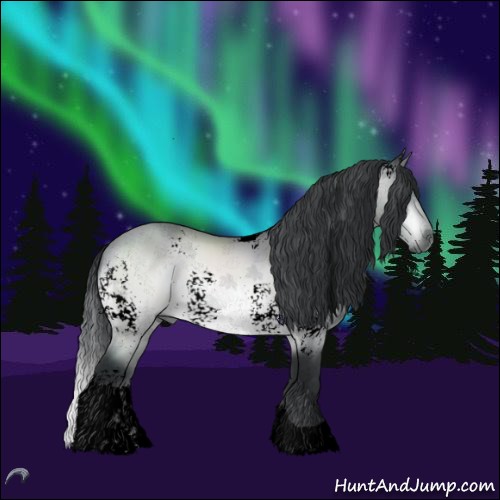 Horse Color:Void White Spotted Brown Chinchilla Tobiano 