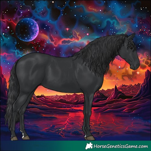 Horse Color:Black 