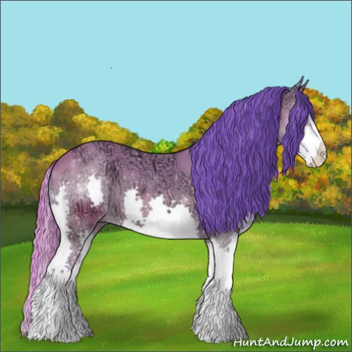 Horse Color:Watercolor Bay Ice Splash 