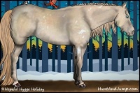 Horse Color:White Spotted Chocolate Perlino 