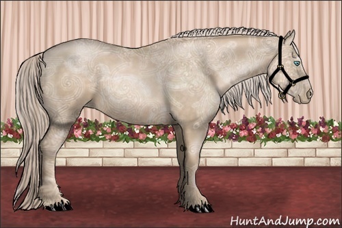 Horse Color:Chocolate Palomino Ice Pearl 