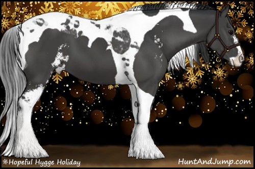 Horse Color:Black Sabino Tobiano