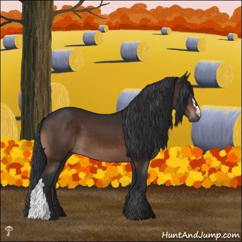 Horse Color:Brown Mushroom