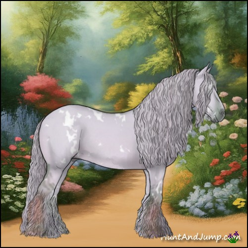 Horse Color:Watercolor White Spotted Red Dun Rabicano 