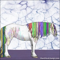Horse Color:Painted Silver Grullo Ice Tobiano 