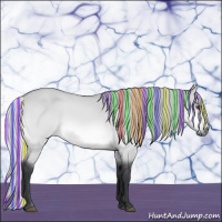 Horse Color:Painted Silver Brown Chinchilla Dun 