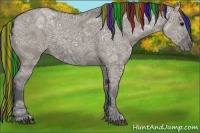 Horse Color:Painted Grullo Ice 