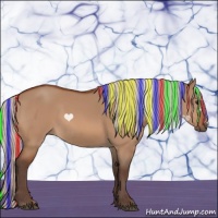 Horse Color:Painted Silver Bay Dun