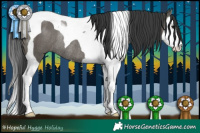 Horse Color:Grullo Sabino Splash Tobiano Rabicano 