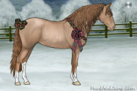 Horse Color:Liver Red Roan Pearl Rabicano 