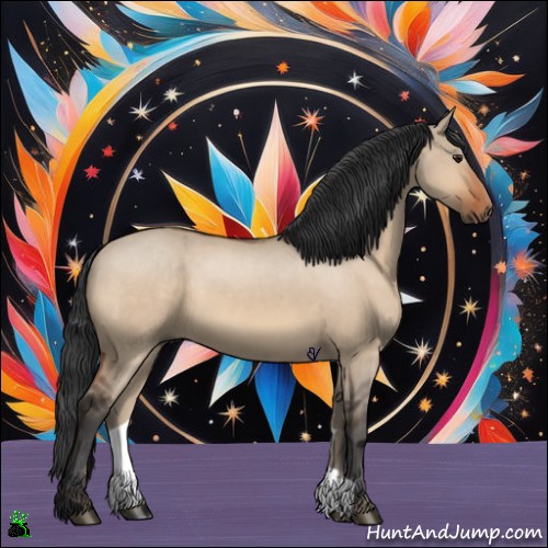 Horse Color:Bay Dun Sabino 