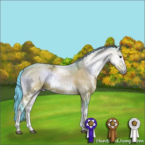 Horse Color:Watercolor White Spotted Brown Ice Onyx 