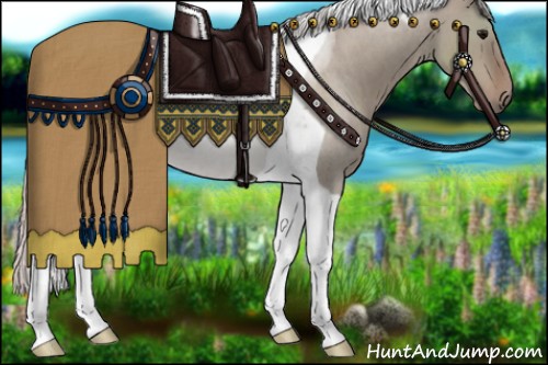 Horse Color:Silver Grullo Roan Tobiano 