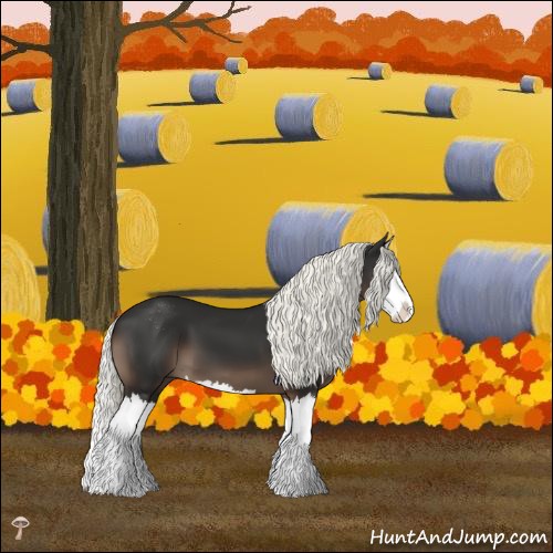 Horse Color:Liver Chestnut Mushroom Sabino Splash