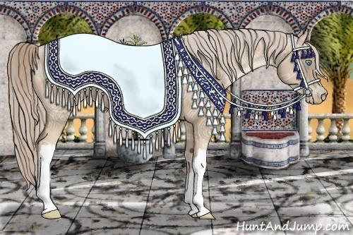 Horse Color:Chocolate Palomino Ice Pearl 