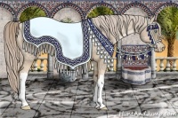 Horse Color:Chocolate Palomino Ice Pearl 