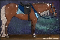 Horse Color:White Spotted Silver Brown 