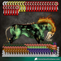 Horse Color:Void Painted Watercolor Grullo Tobiano 