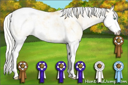 Horse Color:Silver Classic Cream Champagne Dun Sabino Varnish 